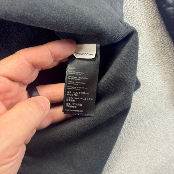 Marmot Windbreaker Jacket Mens XL Black DriClime Fleece Lined Full Zip High Neck - Picture 5 of 8